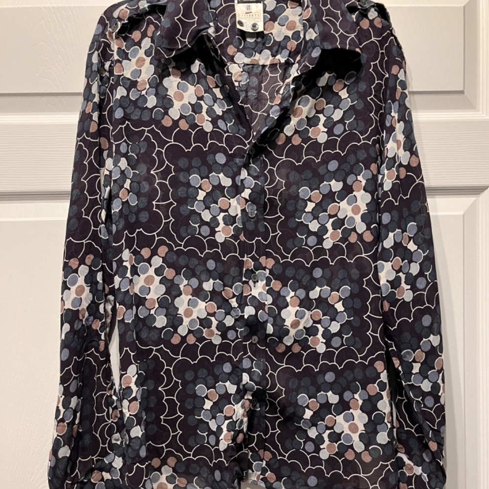 Dolce & Gabbana Men's Ittierre Multi Color  Button Front Shirt Size 38/52